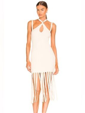 L’Academie Darick Fringe Midi dress